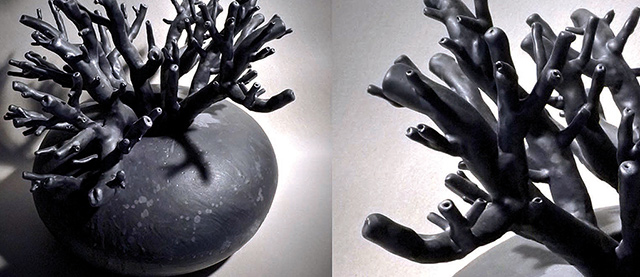 Fos naturalia: vaso di design in ceramica.