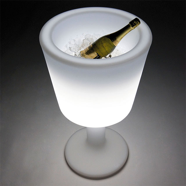 Immagine portabottiglie light drink bianco