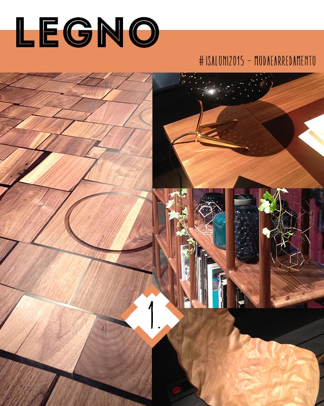 Colori e materiali 2015 : legno.