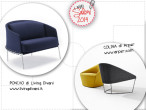 Arper Colina e Living Divani Poncho