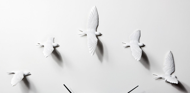Orologio da parete di design Swallow - dettaglio