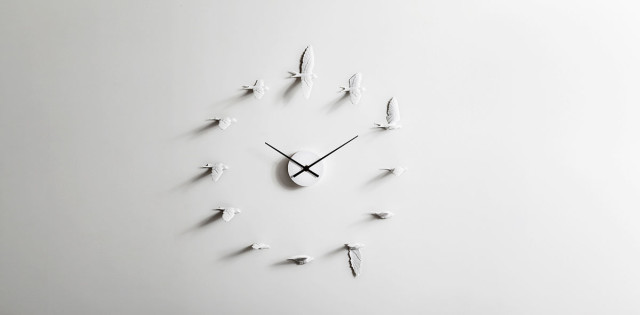 Orologio da parete di design Swallow