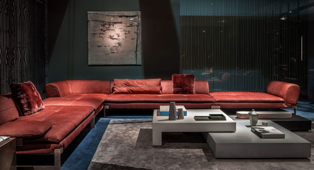 Salone del Mobile 2016 - tendenza divani : Baxter - divano Componibile ad angolo.