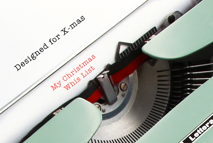 Regali di Natale di design : whis list.