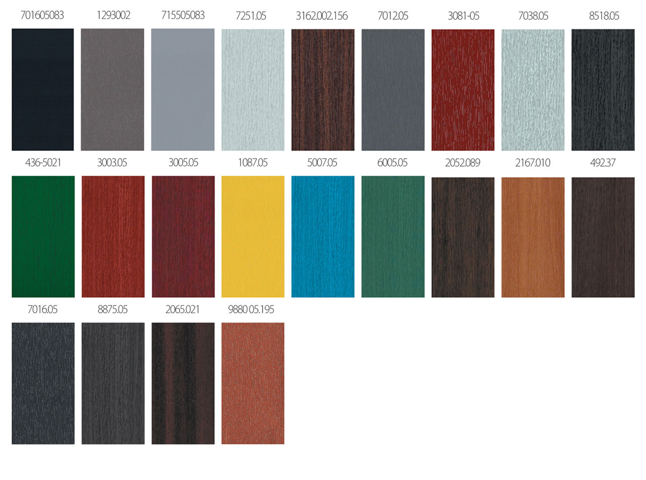 COLORI SPECIALI SERRAMENTI PVC