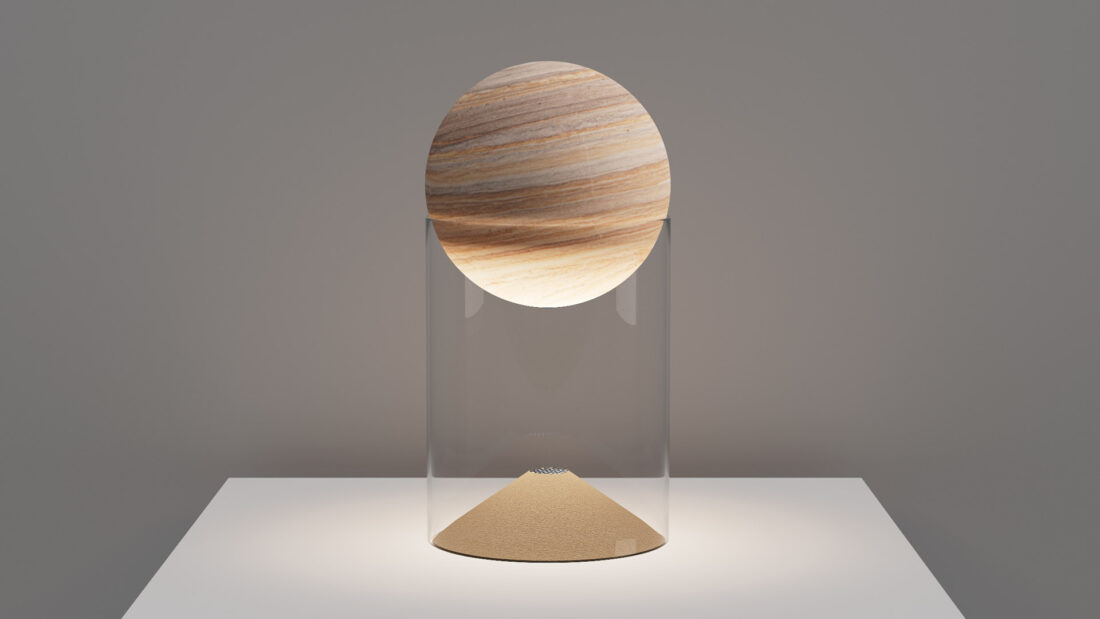 Euroluce 2023_Studio-Roso_Tube-And-Ball-Sand-Stone_2022